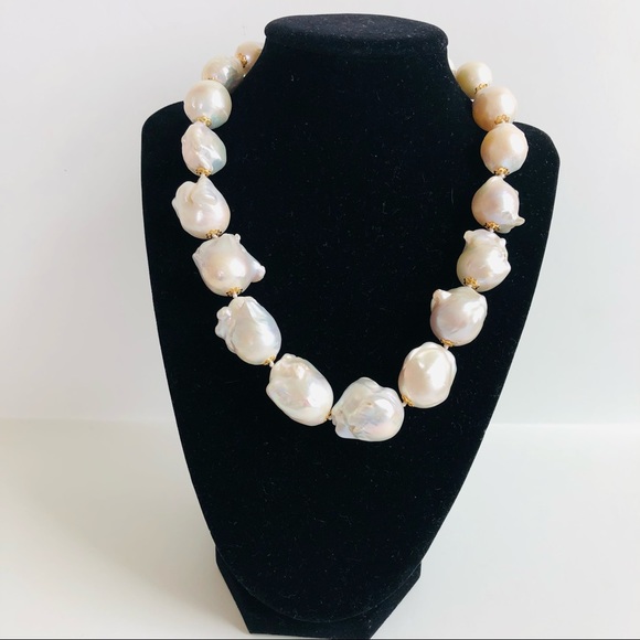 My Litas Jewelry - Freshwater baroque pearl choker